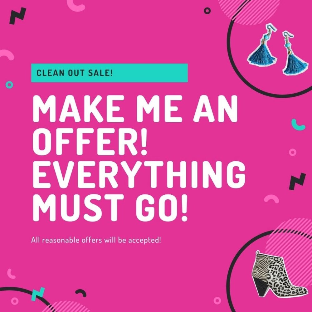 Jewelry, clothing, purses, shoes, and more!